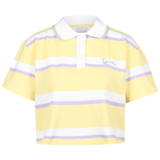 Karl Kani Γυναικεία μπλούζα Chest Signature Stripe Polo Tee